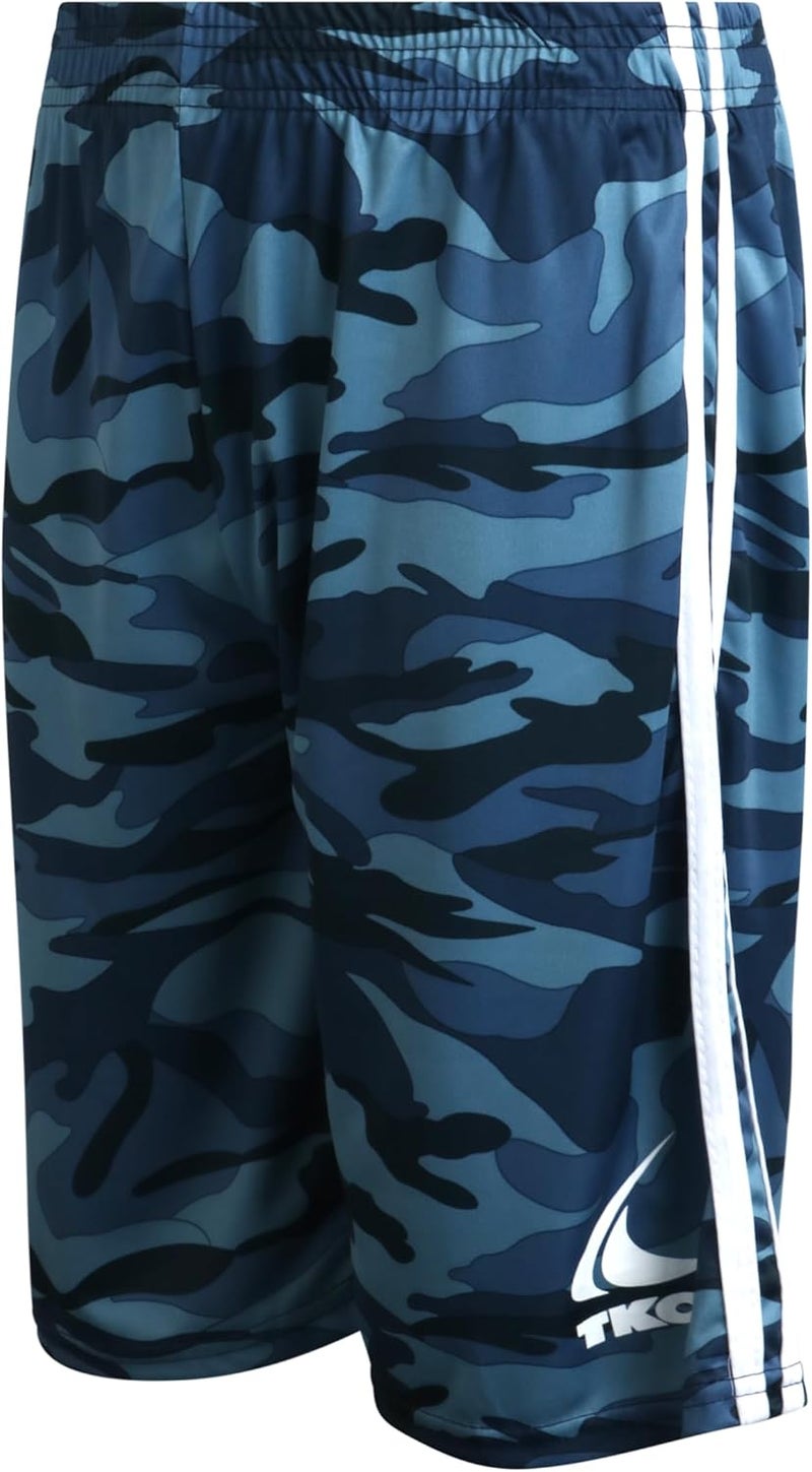 TKO Boys Athletic Shorts - 6 Pack Active Performance Quick Dry Mesh Basketball Shorts for Boys with Elastic Waistband - Image 5